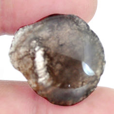 Natural 18.45cts agni manitite brown cabochon 23.5x20 mm loose gemstone s6371
