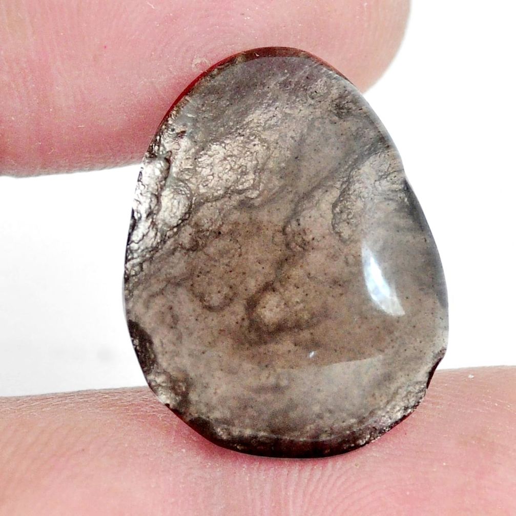 Natural 14.30cts agni manitite brown cabochon 22x17mm fancy loose gemstone s6374