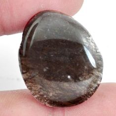 Natural 29.45cts agni manitite brown cabochon 26x21mm fancy loose gemstone s6376