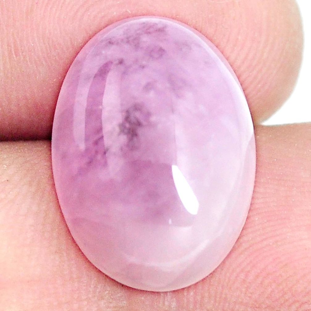 Natural 15.30cts kunzite pink cabochon 18x13 mm oval loose gemstone s6444