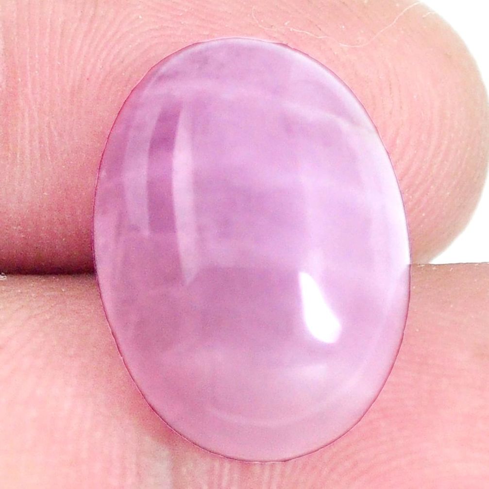 Natural 14.35cts kunzite pink cabochon 18x13 mm oval loose gemstone s6445