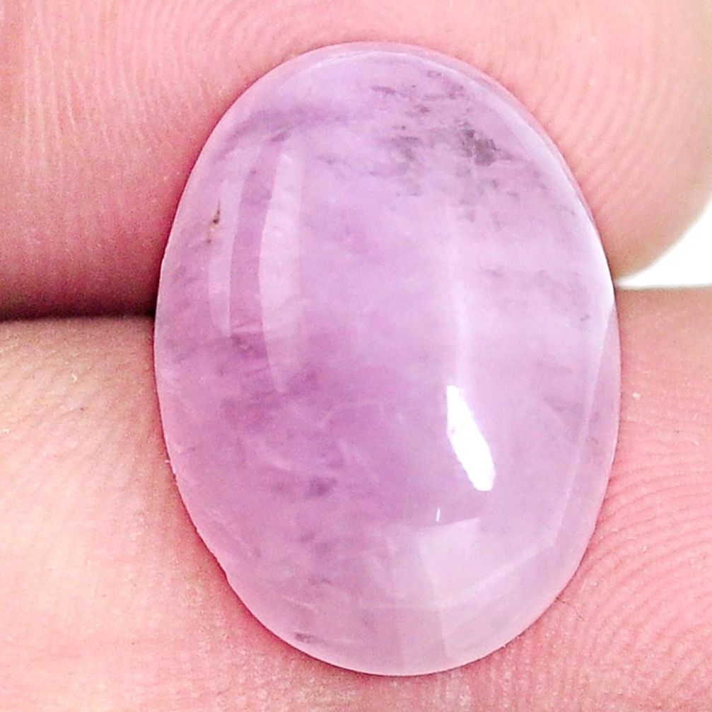 Natural 15.10cts kunzite pink cabochon 18x13 mm oval loose gemstone s6449