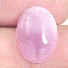 Natural 15.10cts kunzite pink cabochon 18x13 mm oval loose gemstone s6460