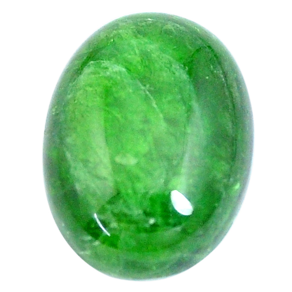 Natural 12.35cts chrome diopside green cabochon 18x13 mm loose gemstone s6466
