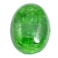 Natural 13.45cts chrome diopside green cabochon 18x13 mm loose gemstone s6468