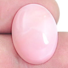 Natural 13.35cts opal pink cabochon 20x15 mm oval loose gemstone s6500