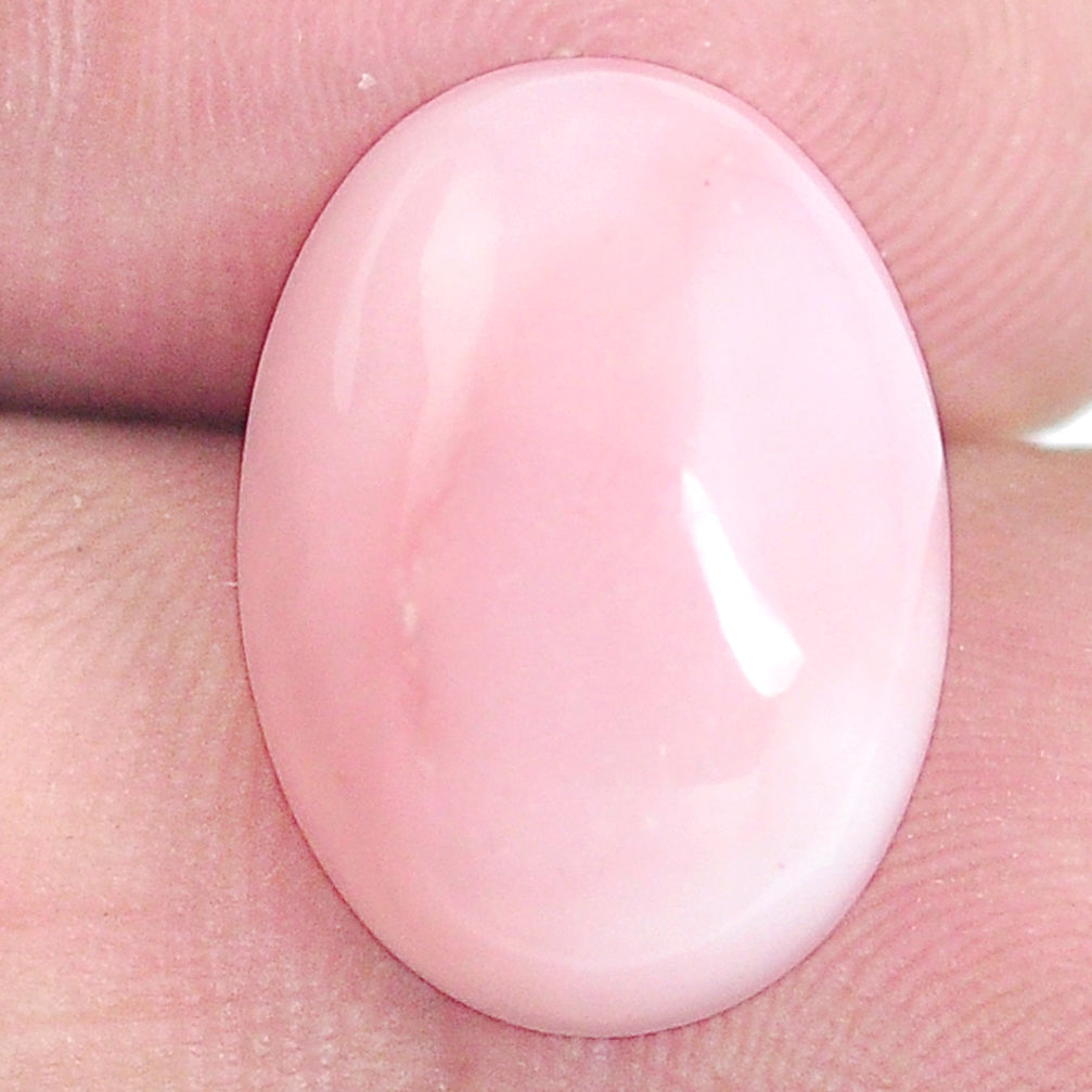 Natural 9.35cts opal pink cabochon 18x13 mm oval loose gemstone s6501