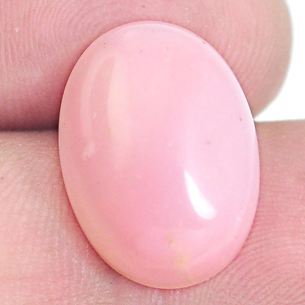 Natural 8.45cts opal pink cabochon 18x13 mm oval loose gemstone s6510