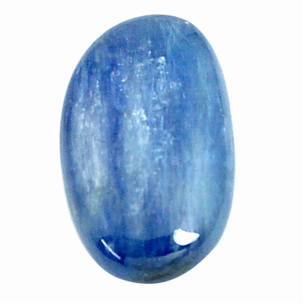 Natural 26.25cts kyanite blue cabochon 26x15 mm fancy loose gemstone s6602