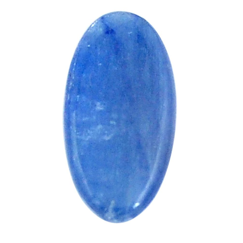 Natural 11.20cts kyanite blue cabochon 26x12 mm oval loose gemstone s6608