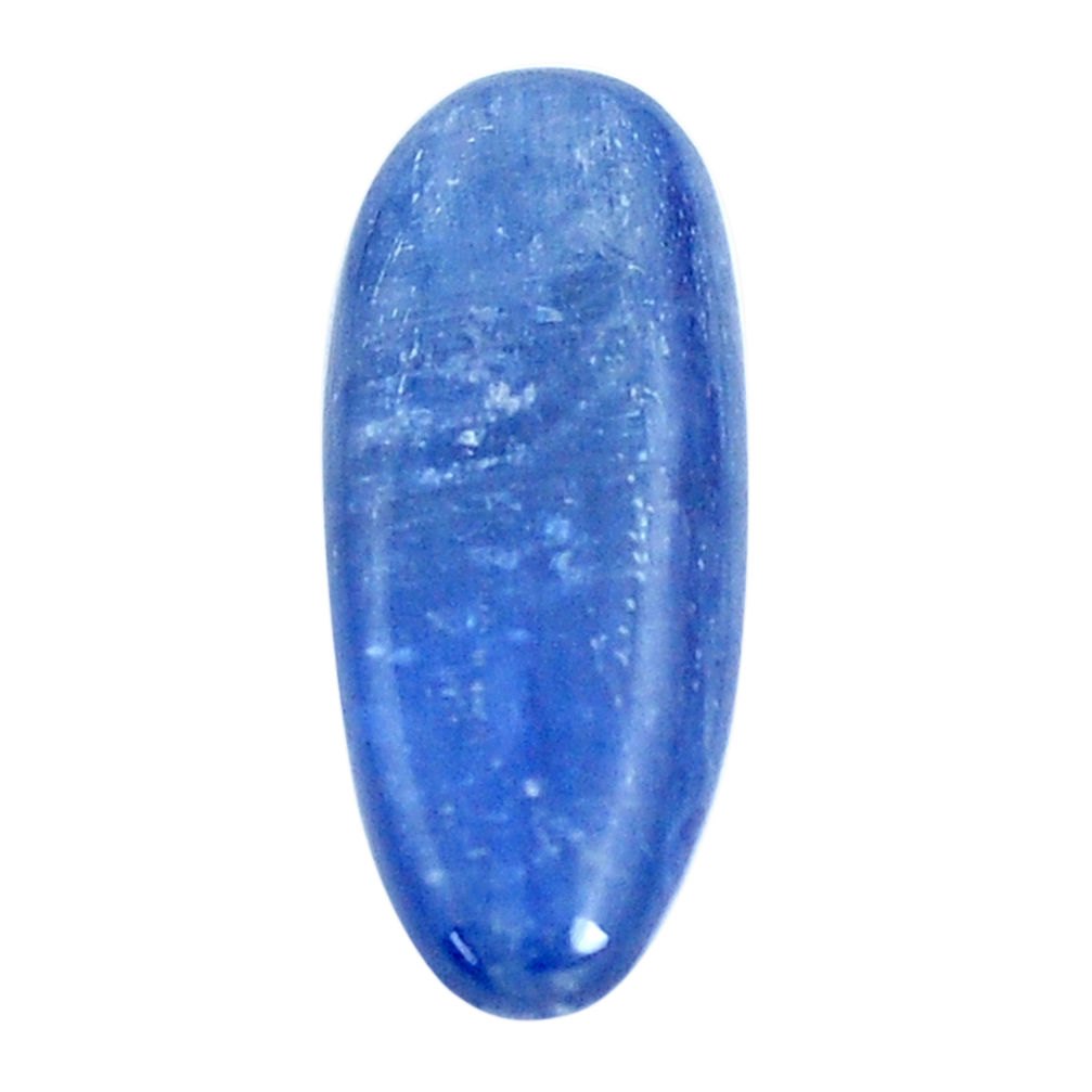 Natural 10.15cts kyanite blue cabochon 26x10 mm fancy loose gemstone s6609