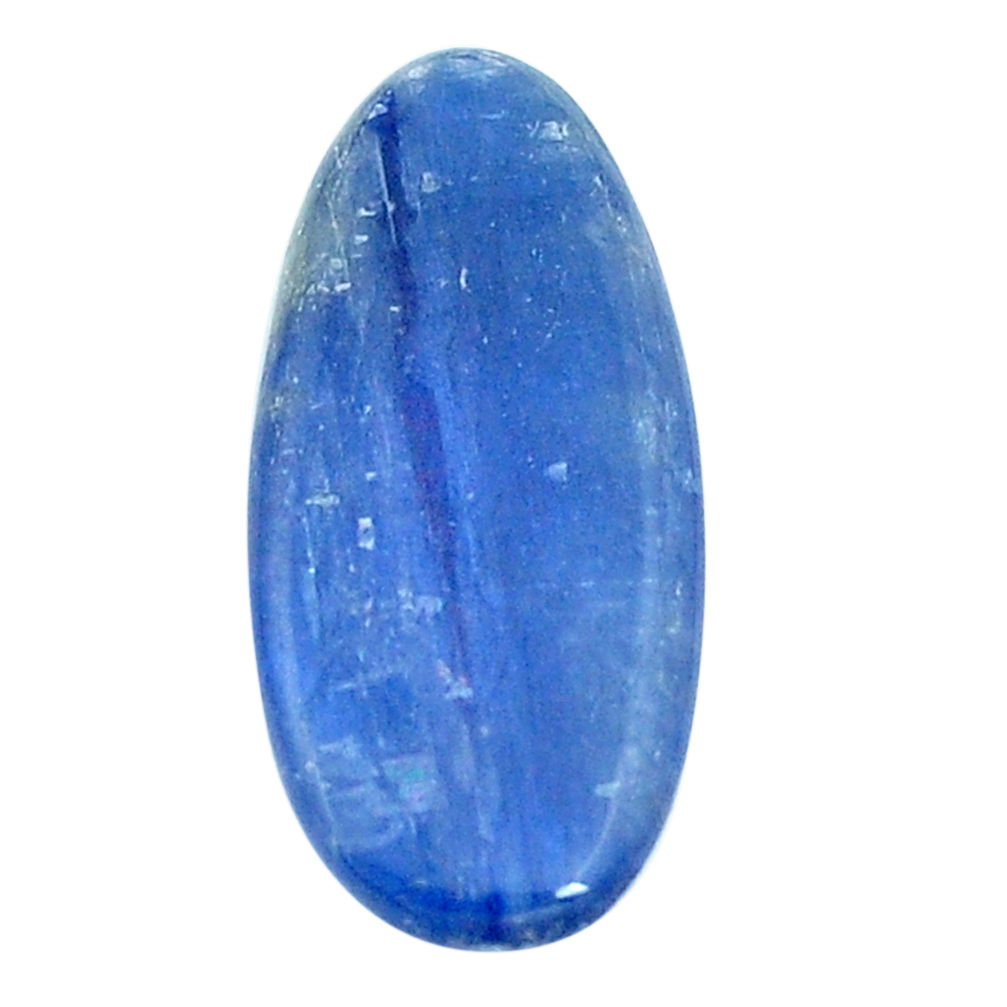 Natural 10.10cts kyanite blue cabochon 25x12 mm fancy loose gemstone s6616