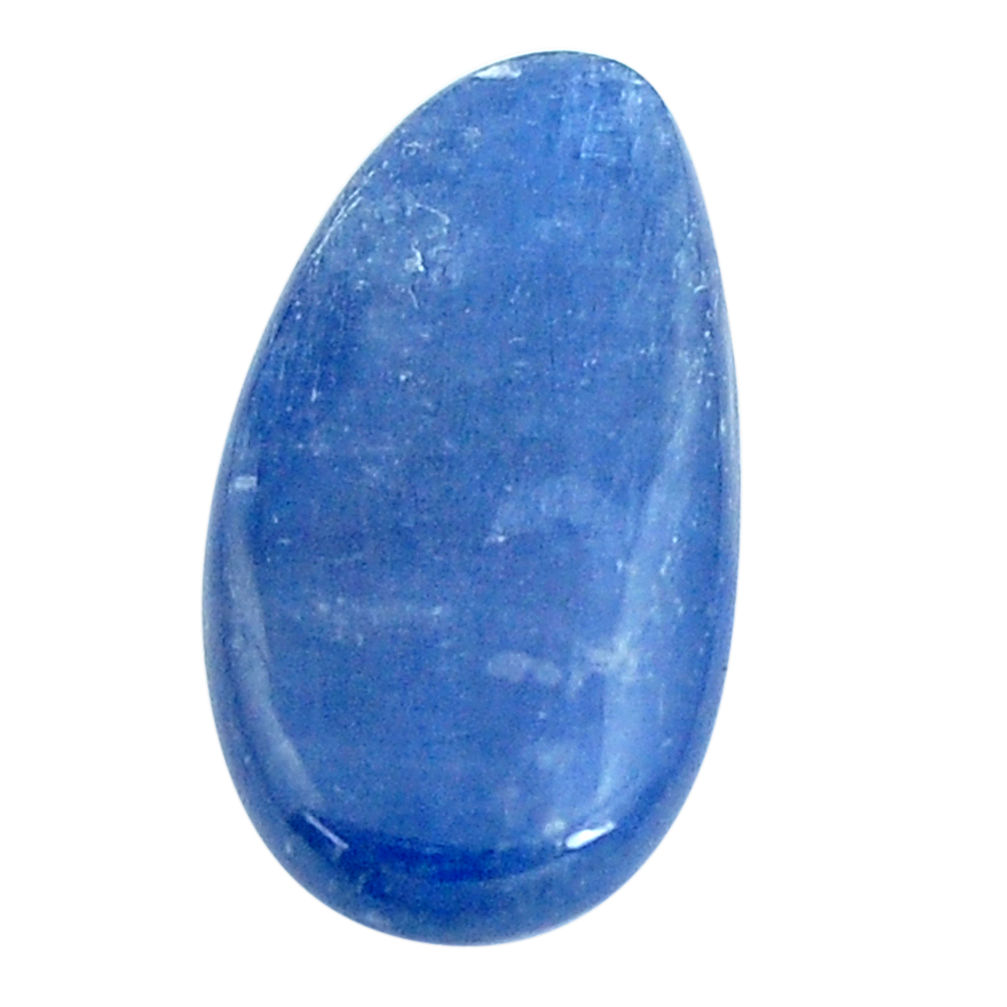 Natural 13.45cts kyanite blue cabochon 24x13 mm fancy loose gemstone s6617
