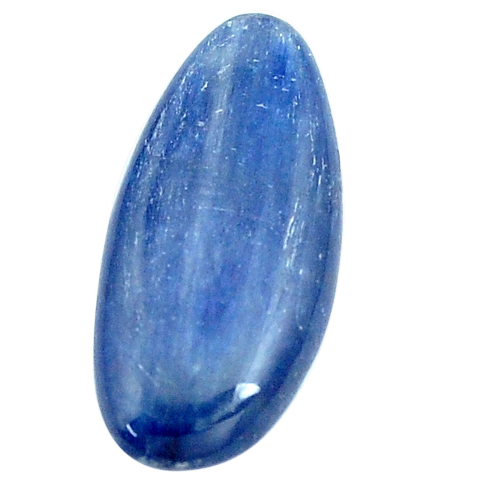 Natural 12.35cts kyanite blue cabochon 25x12 mm fancy loose gemstone s6618