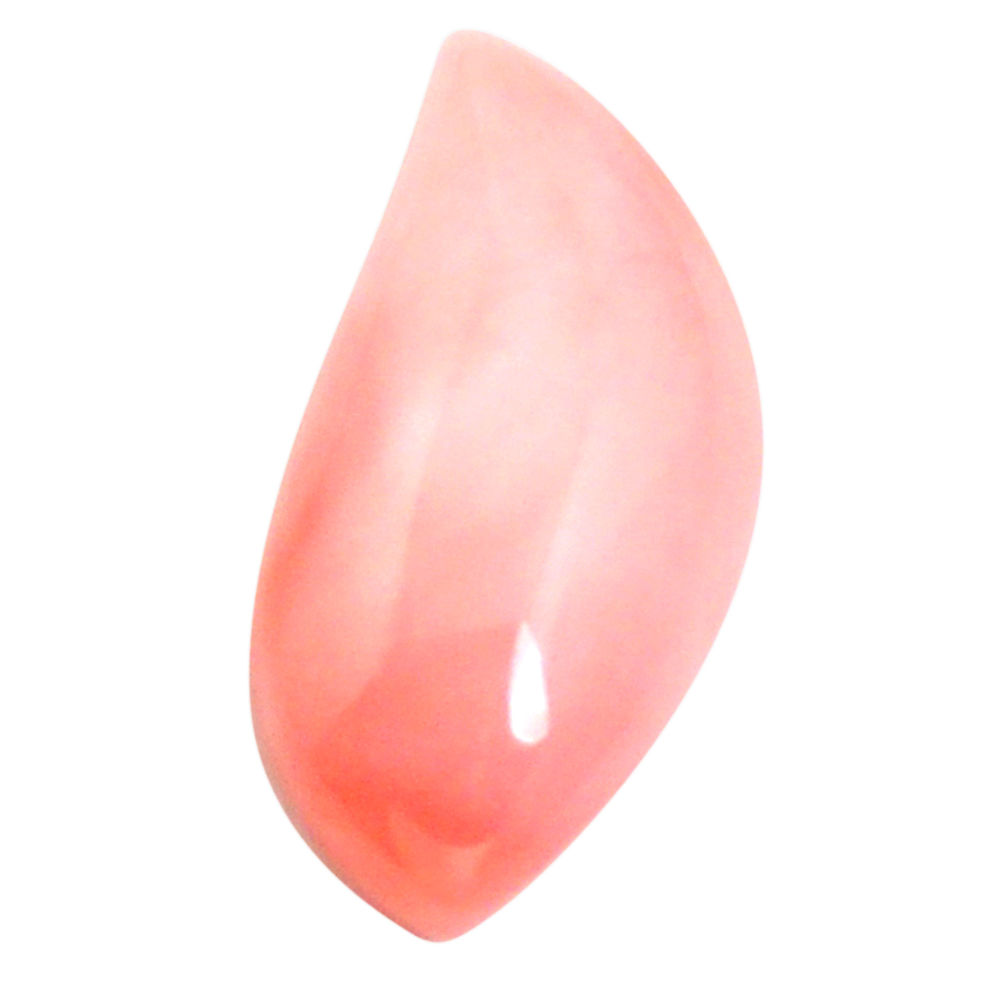 4.45cts natural coral pink taiwanese 18x8 mm fancy loose gemstone s6661