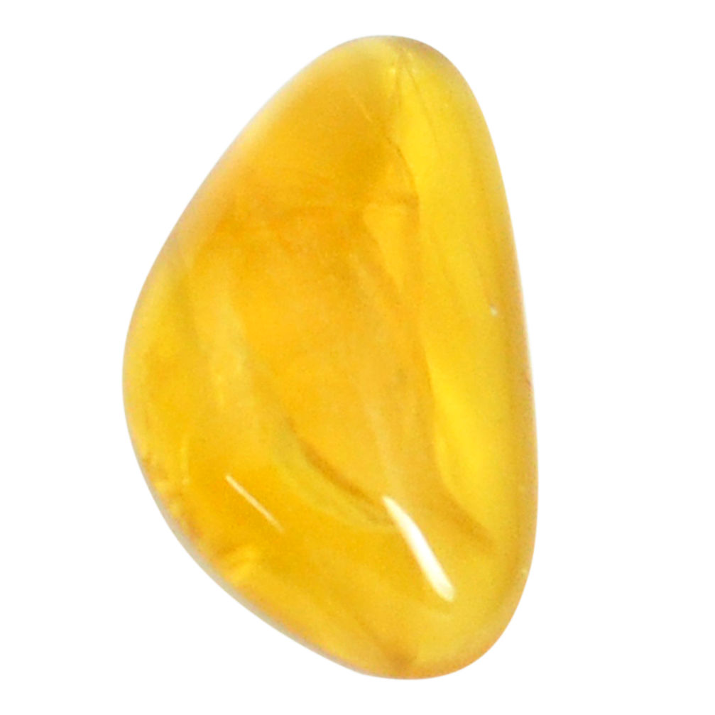 Natural 14.05cts opal yellow cabochon 27x16 mm fancy loose gemstone s6685