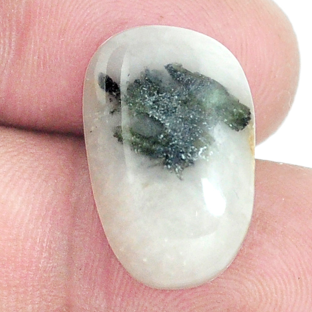 Natural 12.05cts tourmaline in quartz green 20x12.5 mm loose gemstone s6723