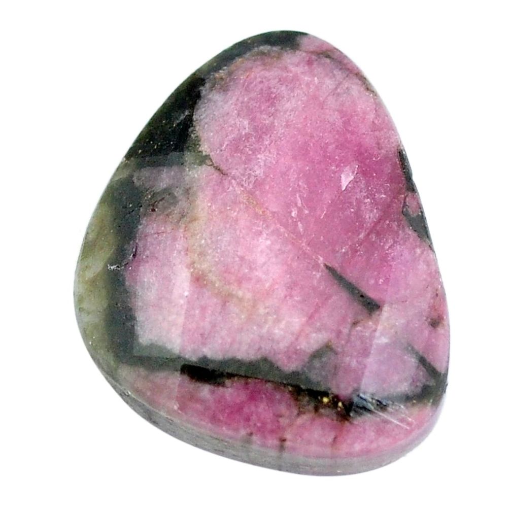 Natural 19.25cts tourmaline pink faceted 23.5x18 mm fancy loose gemstone s6749