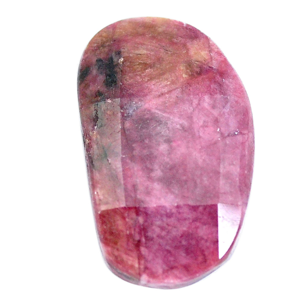 Natural 33.45cts tourmaline pink faceted 30x17.5 mm fancy loose gemstone s6752