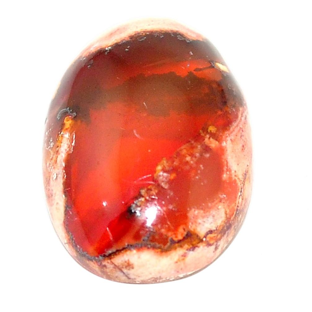 Natural 6.15cts mexican fire opal multi color 18x12.5 mm loose gemstone s7055
