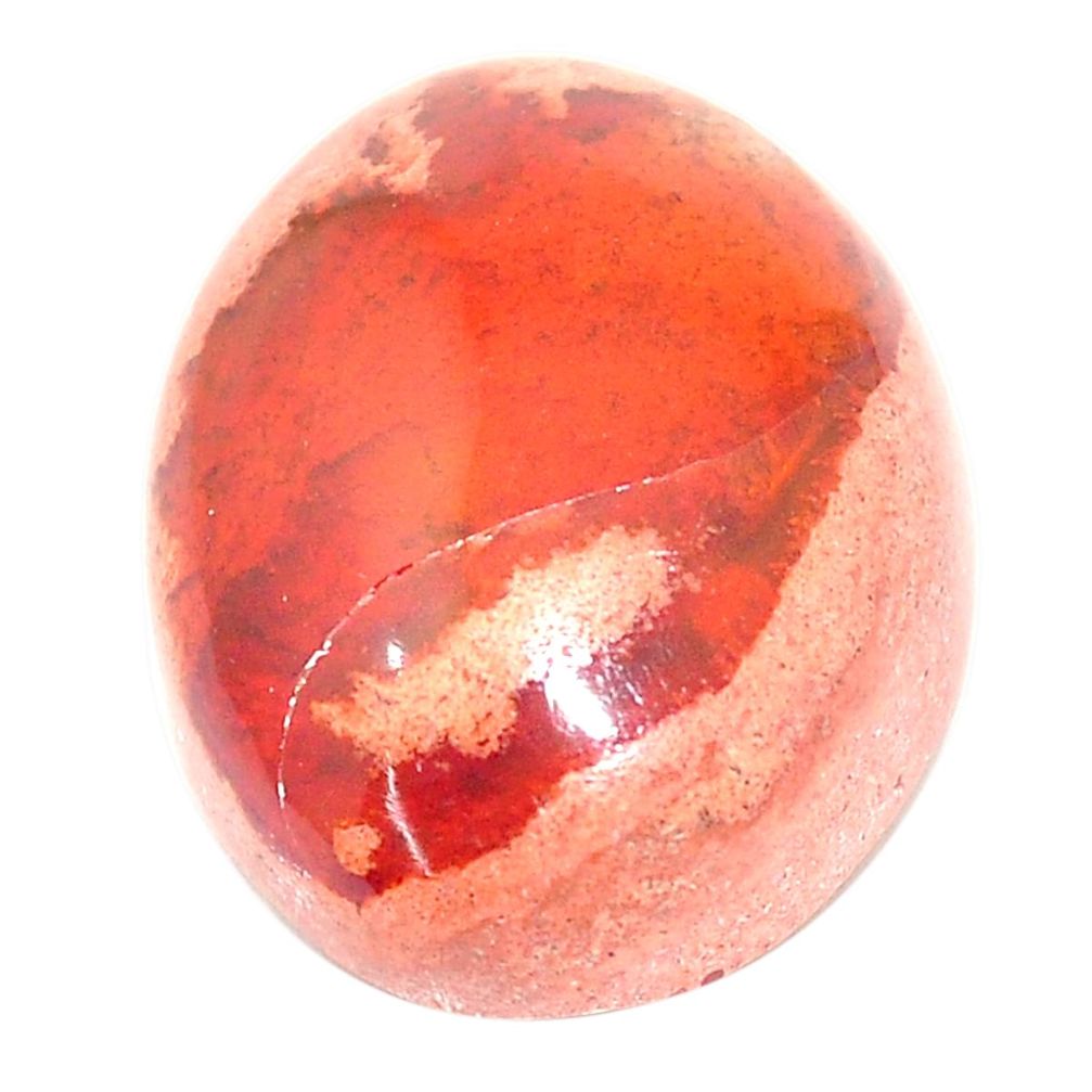 Natural 10.10cts mexican fire opal multi color 19x15 mm loose gemstone s7086