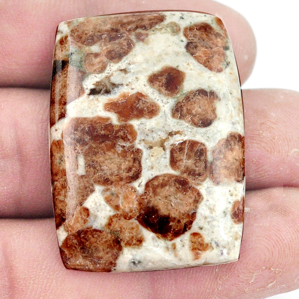 Natural 59.35cts garnet in limestone spessartine 37x27 mm loose gemstone s7285