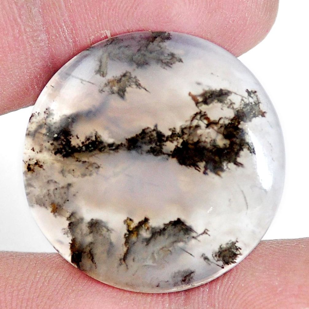 Natural 25.10cts plum agate multicolor cabochon 26x26 mm loose gemstone s7308