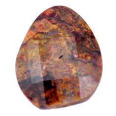 Natural 27.35cts pietersite (african) faceted 30x22.5mm loose gemstone s7571