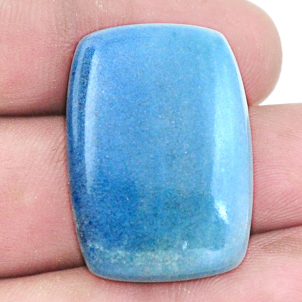 Natural 32.40cts dumortierite blue cabochon 33x22mm octagan loose gemstone s7855