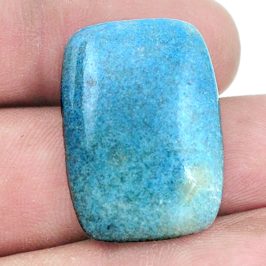 Natural 24.45cts dumortierite blue cabochon 26x18mm octagan loose gemstone s7857