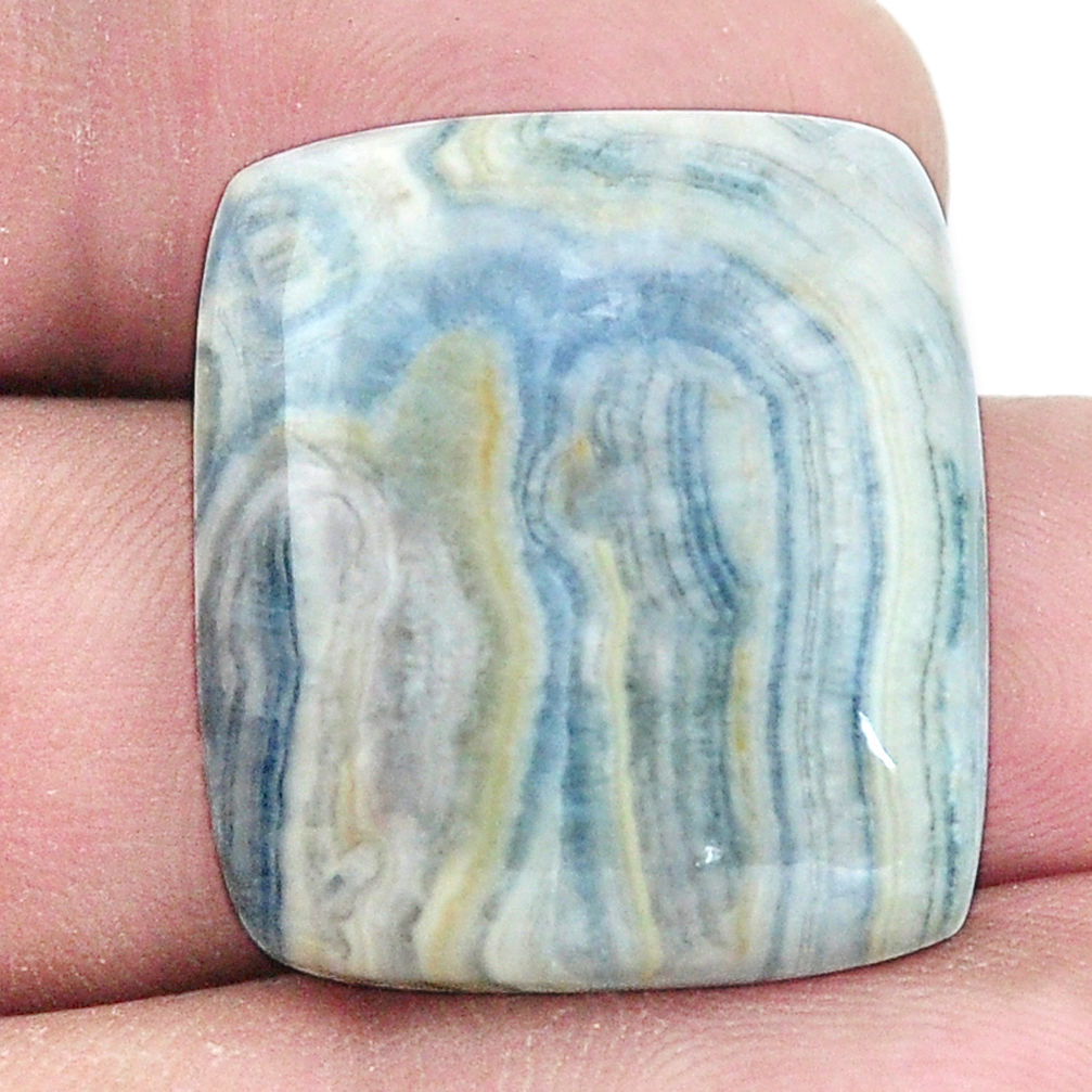 Natural 23.45cts blue scheelite 24x21 mm loose gemstone s7933