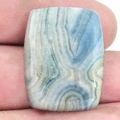 Natural 25.15cts blue scheelite 27x20 mm loose gemstone s7934