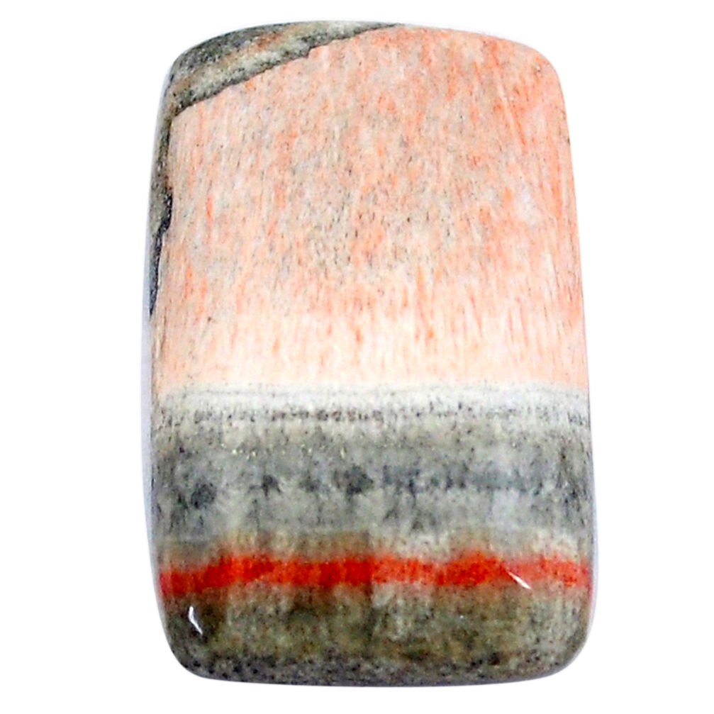 Natural 30.10cts celestobarite orange cabochon 26x16 mm loose gemstone s7972