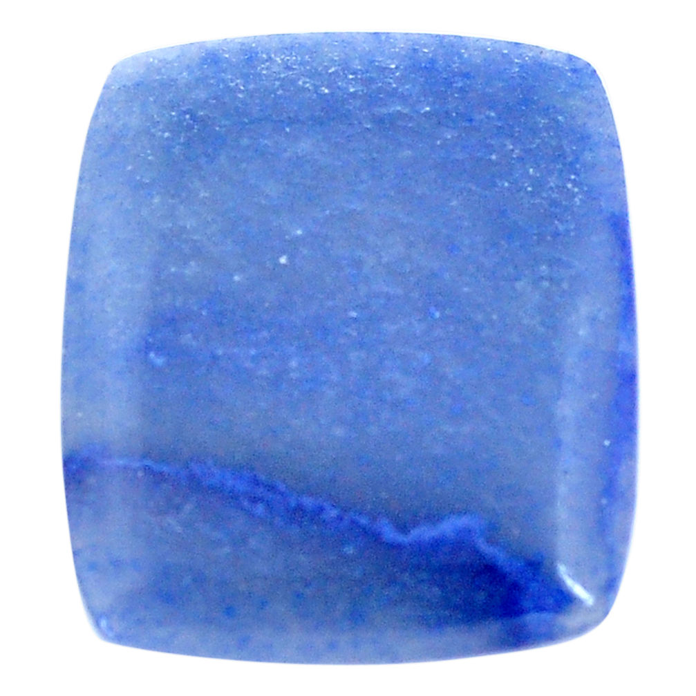 Natural 25.15cts blue quartz palm stone cabochon 28.5x24 mm loose gemstone s7993