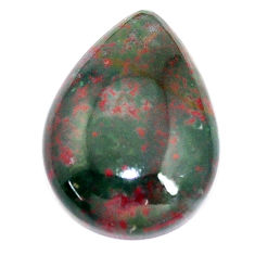 Natural 19.45cts bloodstone african (heliotrope) 25x17.5 mm loose gemstone s8150