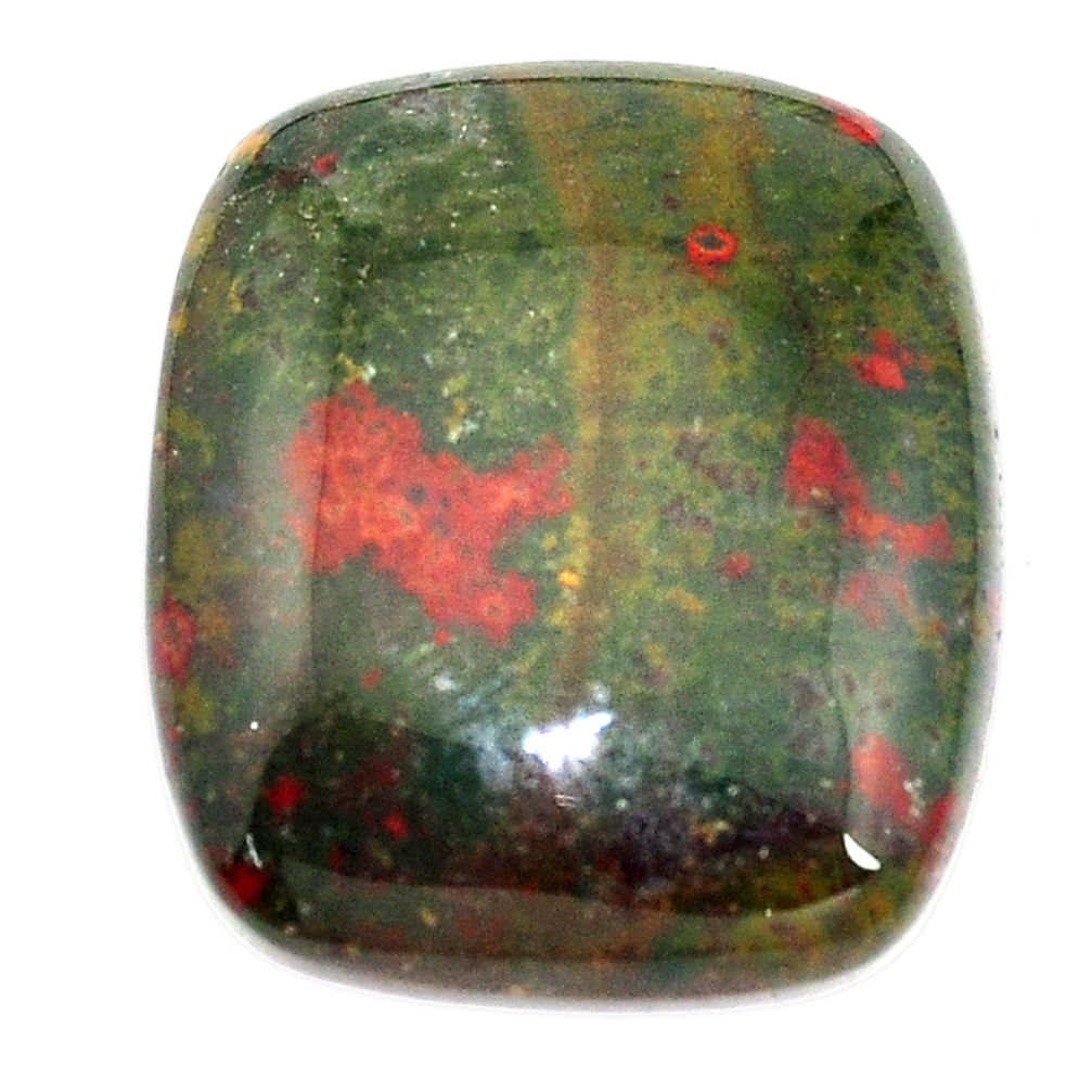 Natural 37.35cts bloodstone african (heliotrope) 28x23.5 mm loose gemstone s8155