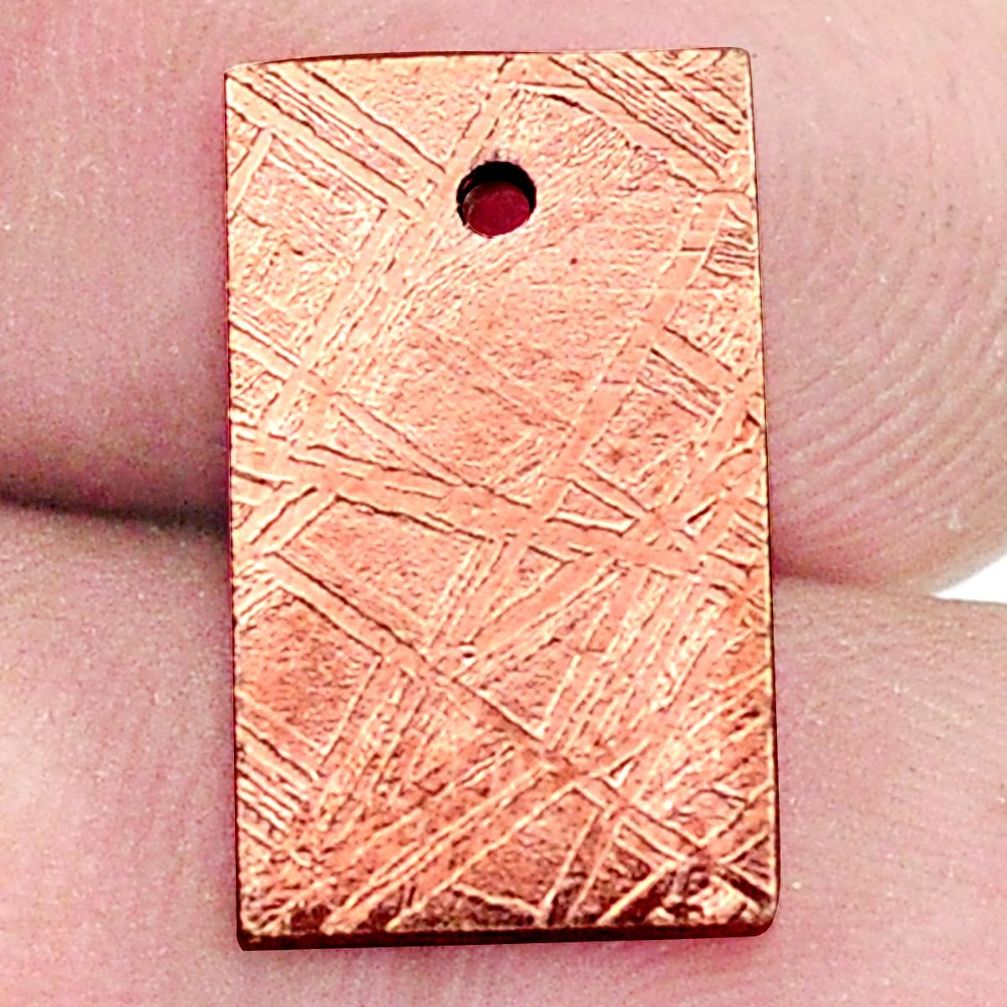 14.45cts copper nugget cabochon 16x9 mm octagan loose gemstone s8177