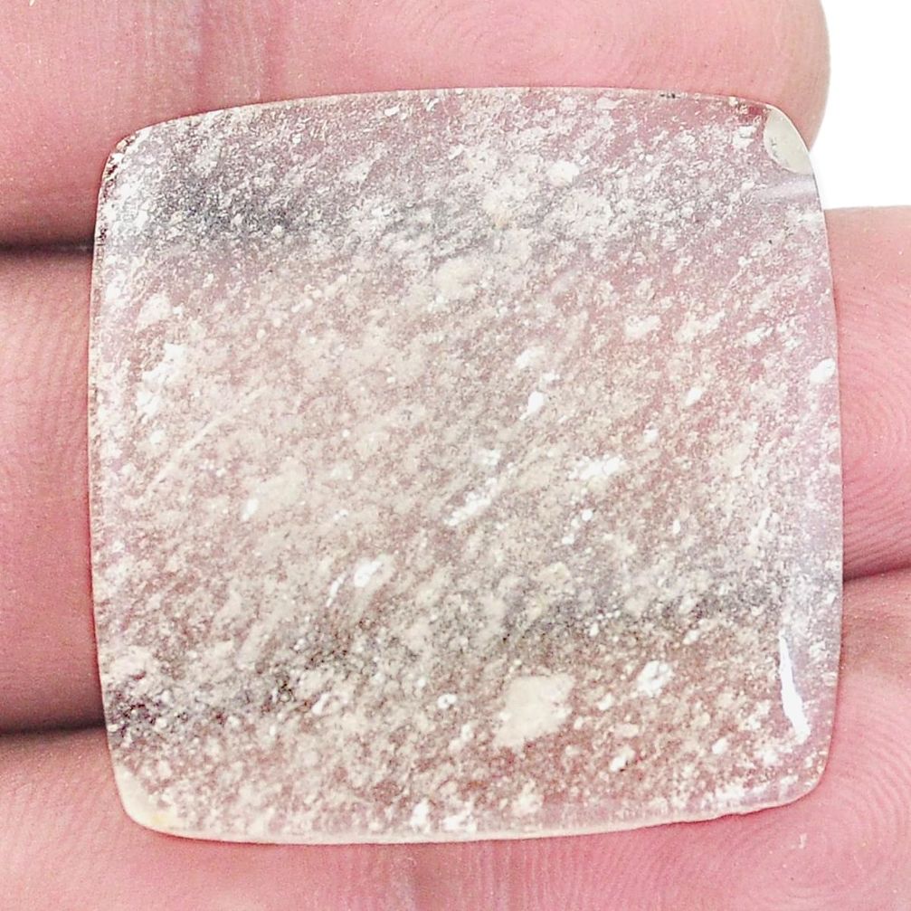Natural 24.45cts libyan desert glass cabochon 28x28 mm loose gemstone s8263