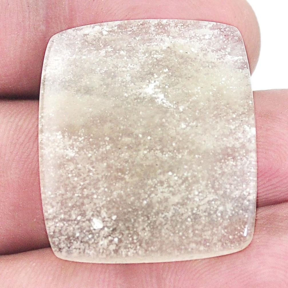 Natural 21.30cts libyan desert glass cabochon 27x23 mm loose gemstone s8264