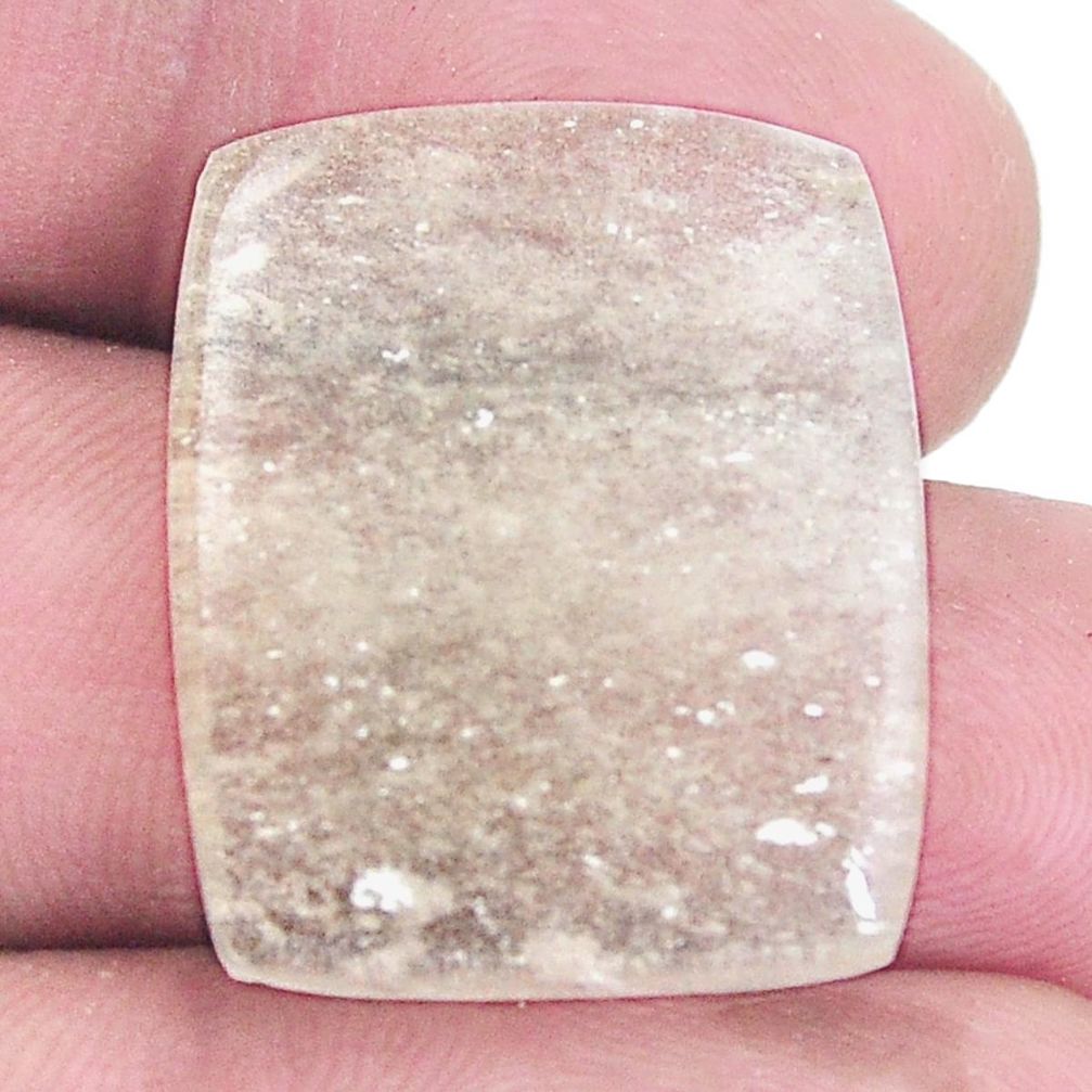 Natural 18.45cts libyan desert glass cabochon 24x20 mm loose gemstone s8266