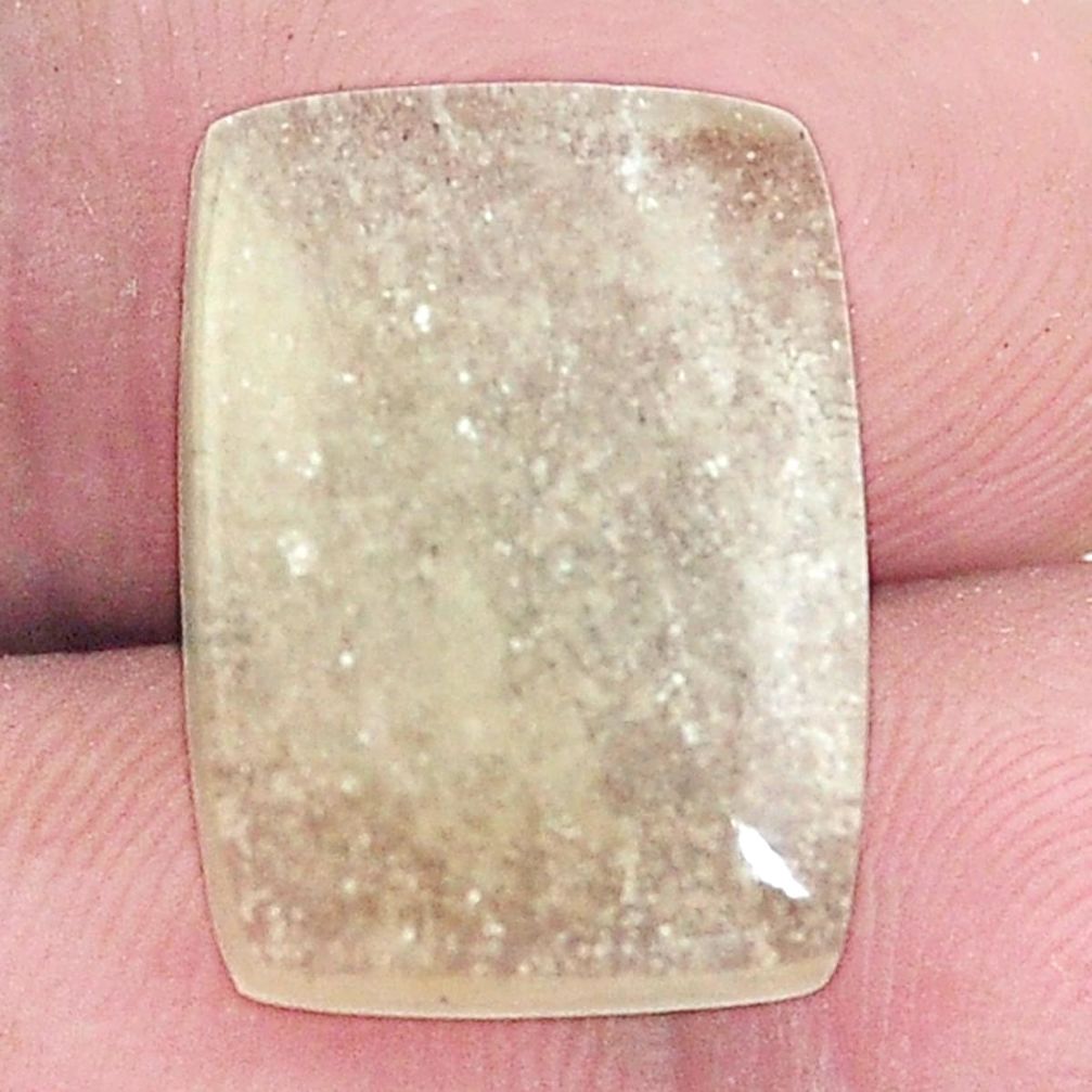 Natural 8.45cts libyan desert glass cabochon 17.5x13 mm loose gemstone s8279