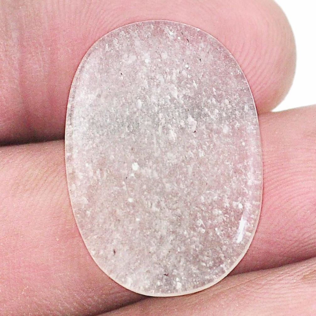 Natural 13.45cts libyan desert glass cabochon 24x17 mm oval loose gemstone s8290