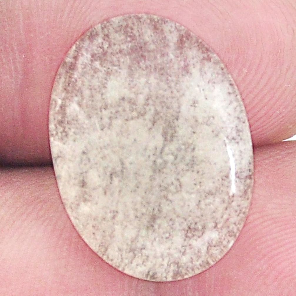 Natural 9.35cts libyan desert glass cabochon 19x14 mm oval loose gemstone s8297
