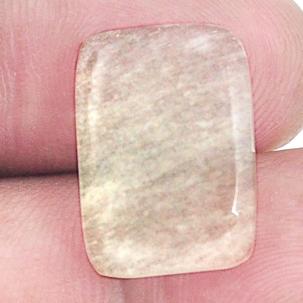 Natural 7.35cts libyan desert glass cabochon 17x12 mm loose gemstone s8298