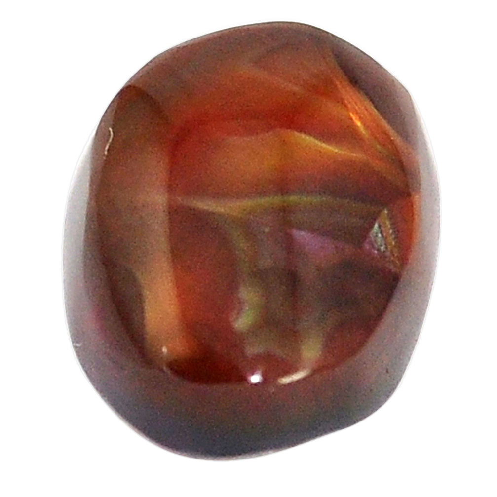 Natural 6.30cts mexican fire agate cabochon 15x11.5 mm loose gemstone s8406