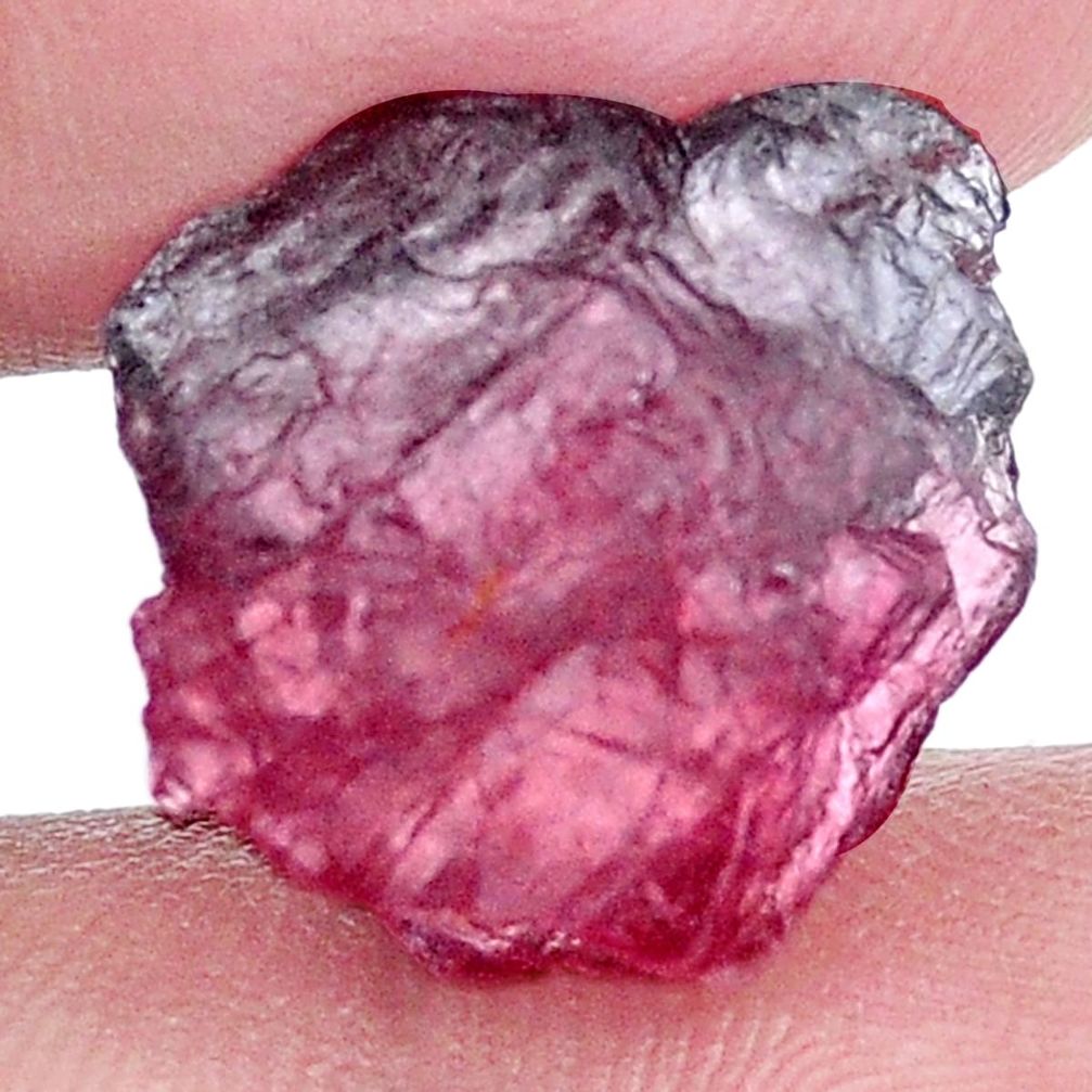 Natural 14.35cts tourmaline watermelon rough 18x16 mm loose gemstone s8443