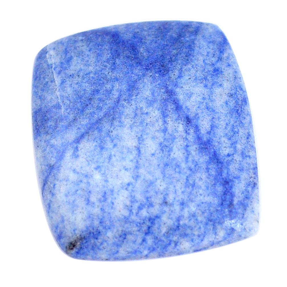 Natural 22.35cts dumortierite blue cabochon 26x22mm octagan loose gemstone s8624