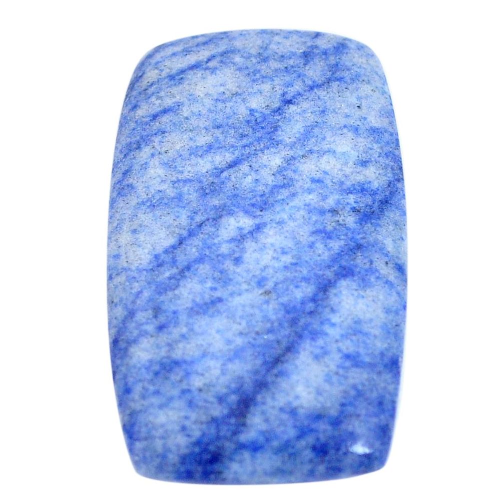 Natural 26.25cts dumortierite blue cabochon 33x20mm octagan loose gemstone s8625