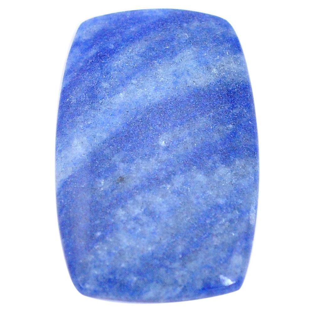 Natural 23.45cts dumortierite blue cabochon 33x20mm octagan loose gemstone s8627