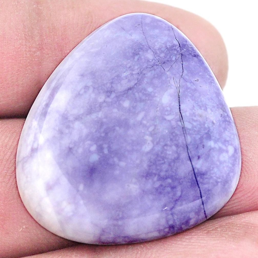 Natural 27.40cts tiffany stone purple cabochon 29x27 mm loose gemstone s8665
